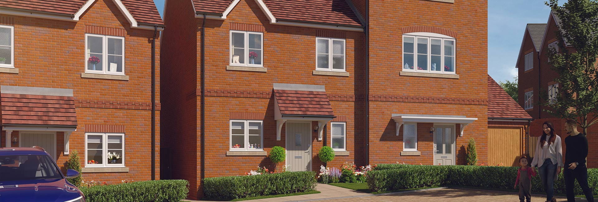 An exterior house image at Abbey Barn Park