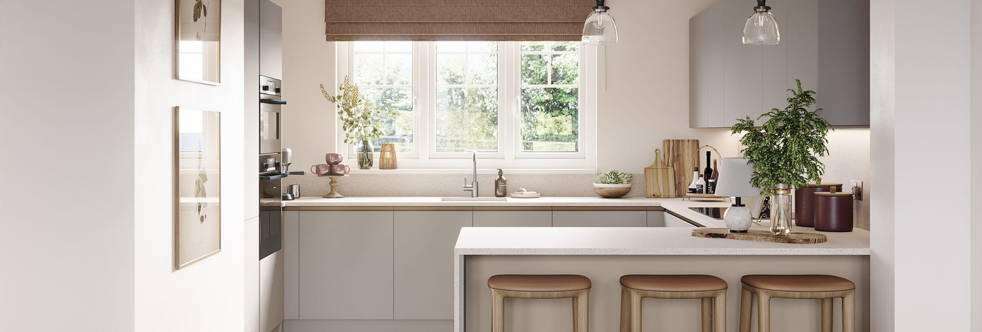 An interior Kitchen image at Abbey Barn Park