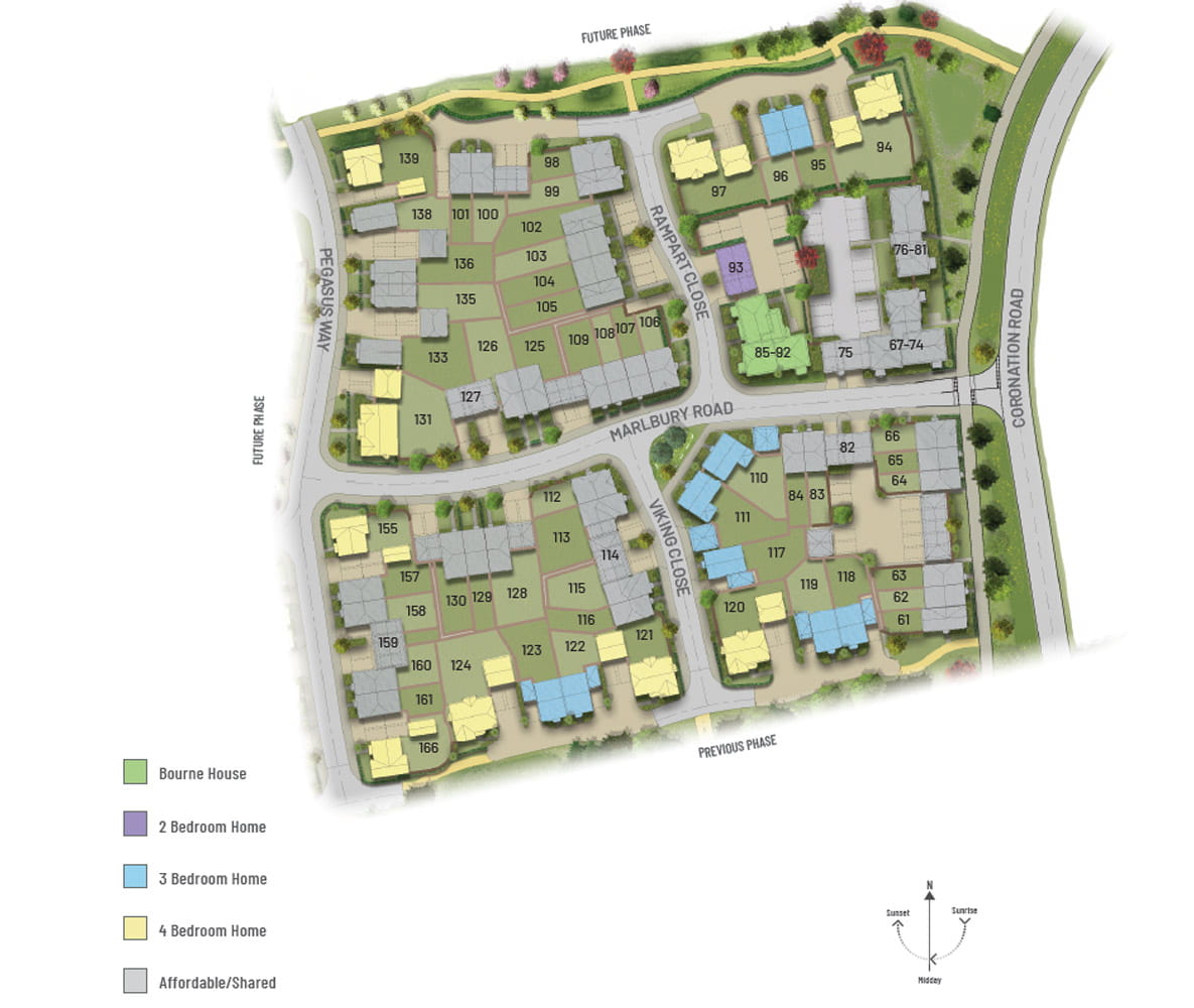 Winterbrook Meadows Summerleigh Collection Site Plan
