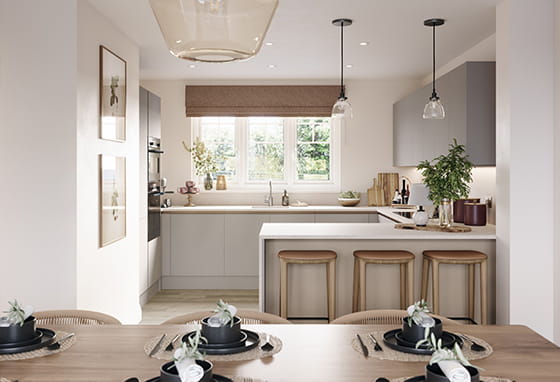 An interior Kitchen/Dining image at Abbey Barn Park
