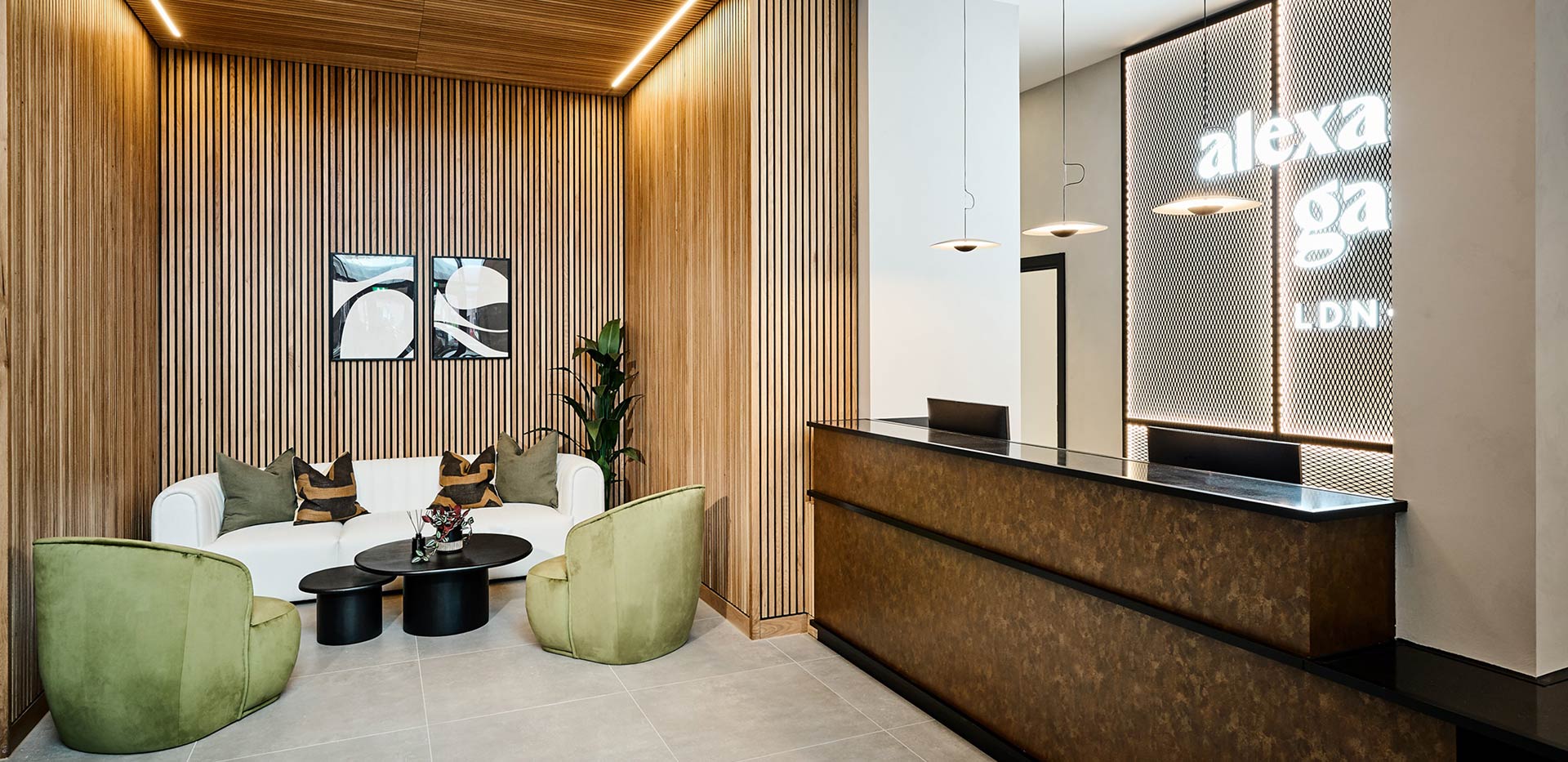 The Park Club reception area