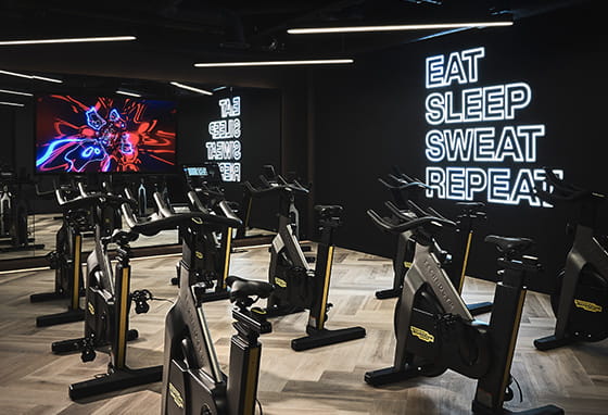 An image of the gym at The Park Club