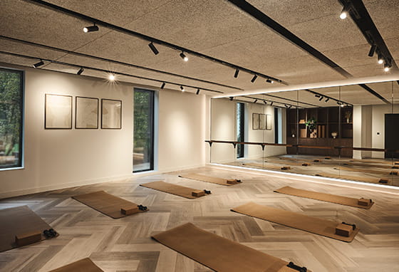 An image of the Yoga space at The Park Club