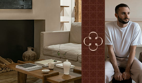 Living space and resident at Arch & Bloom