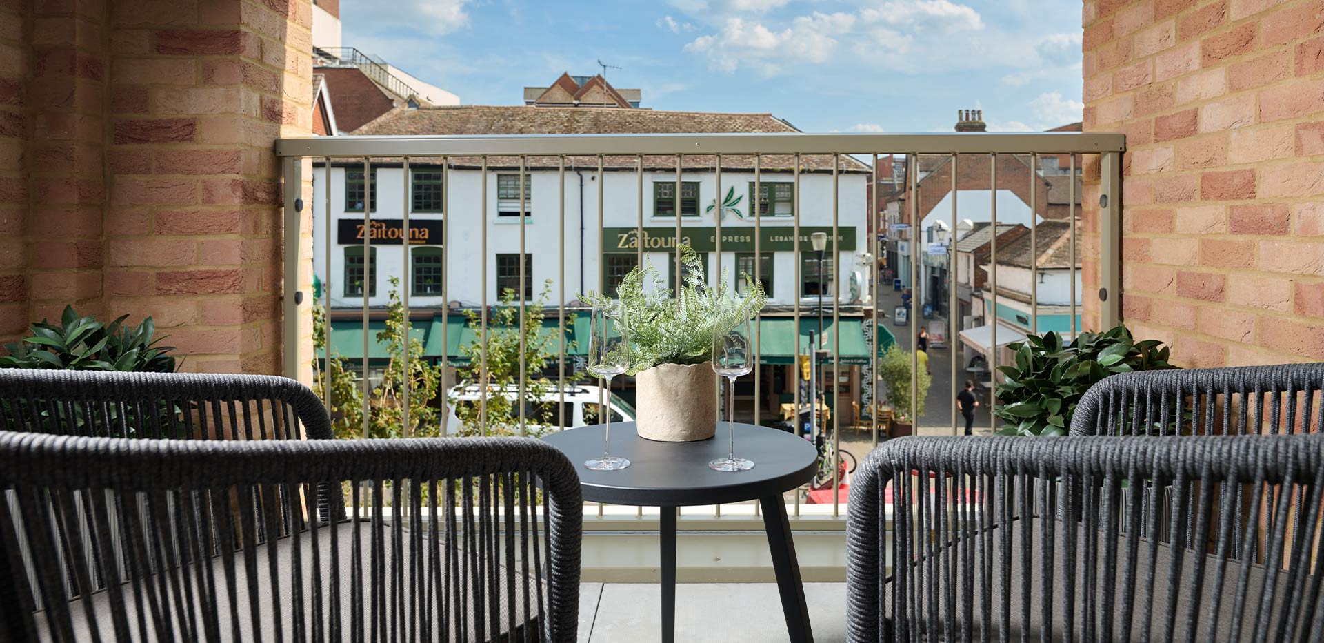 Interior image of a Balcony at Arch & Bloom