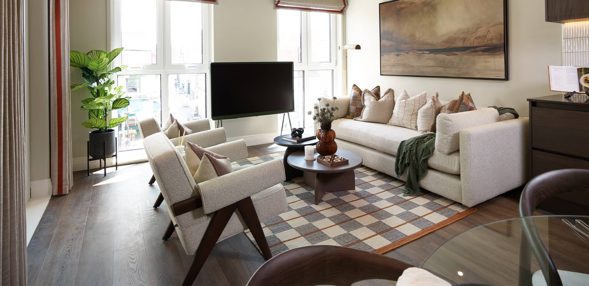 Interior image of a Living room at Arch & Bloom