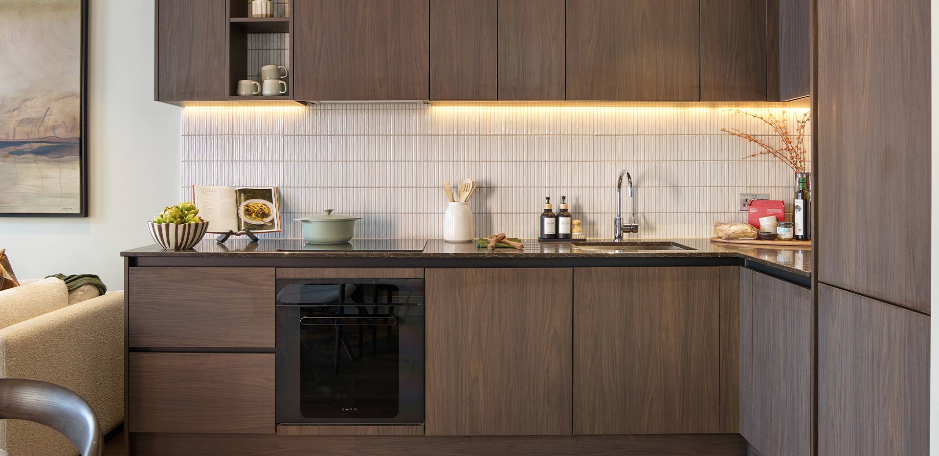 Interior image of a Kitchen at Arch & Bloom