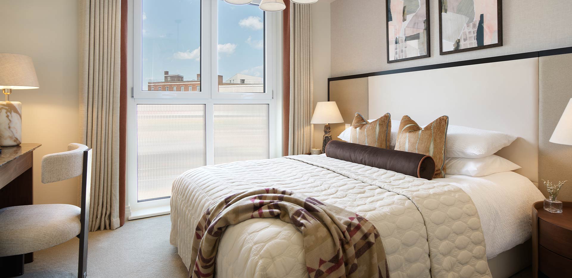 Interior image of a Bedroom at Arch & Bloom