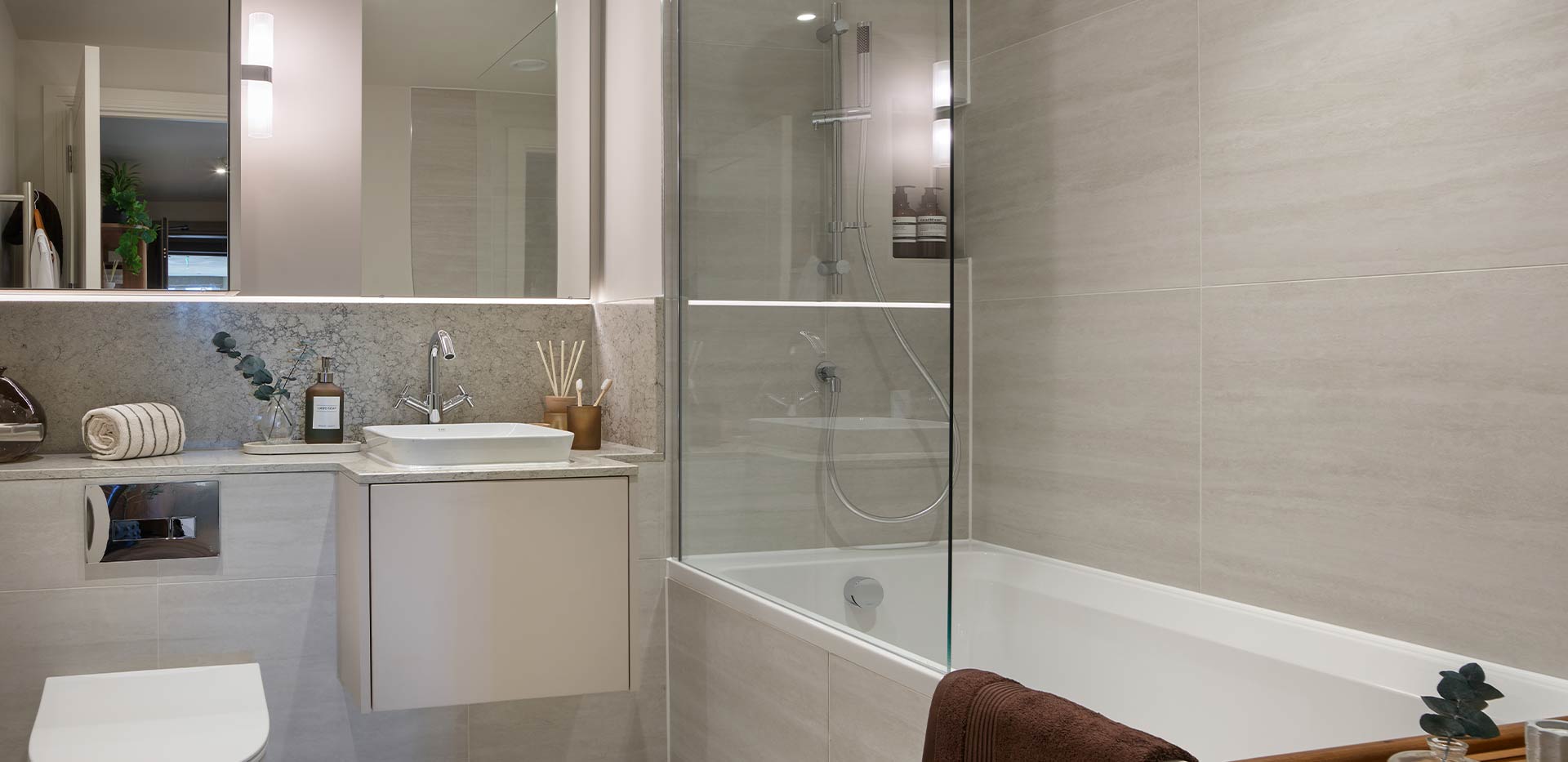 Interior image of a Bathroom at Arch & Bloom
