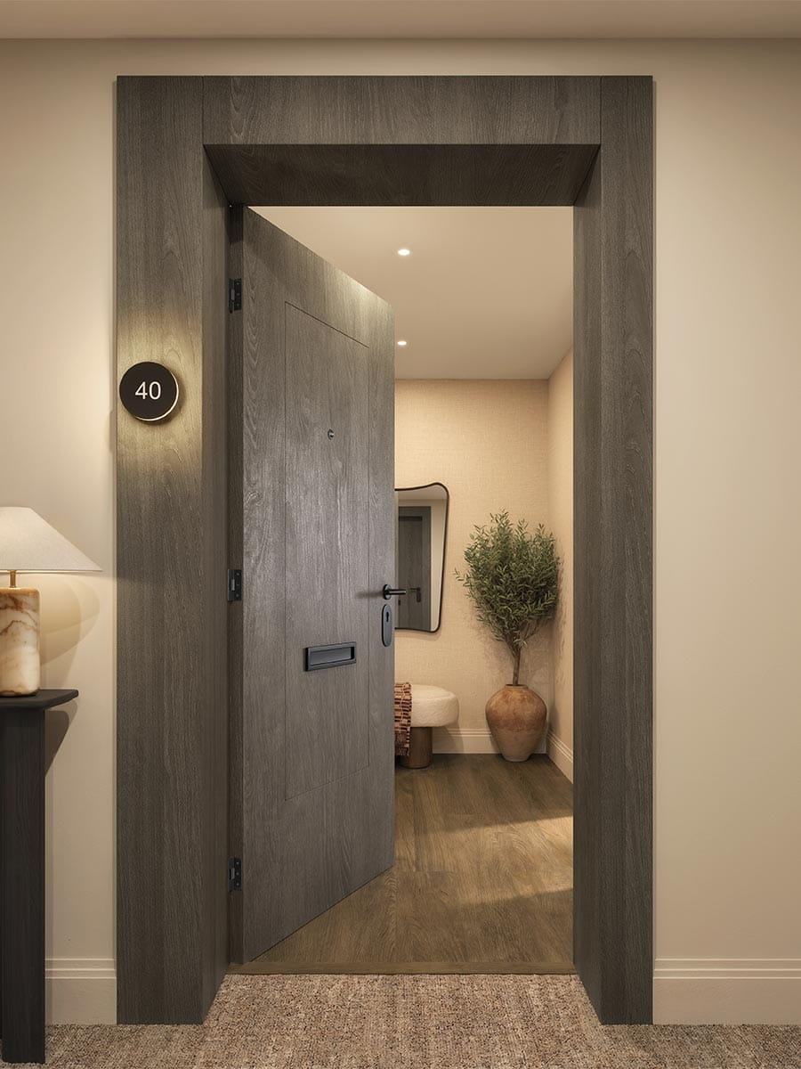Interior image of an Entrance at Arch & Bloom