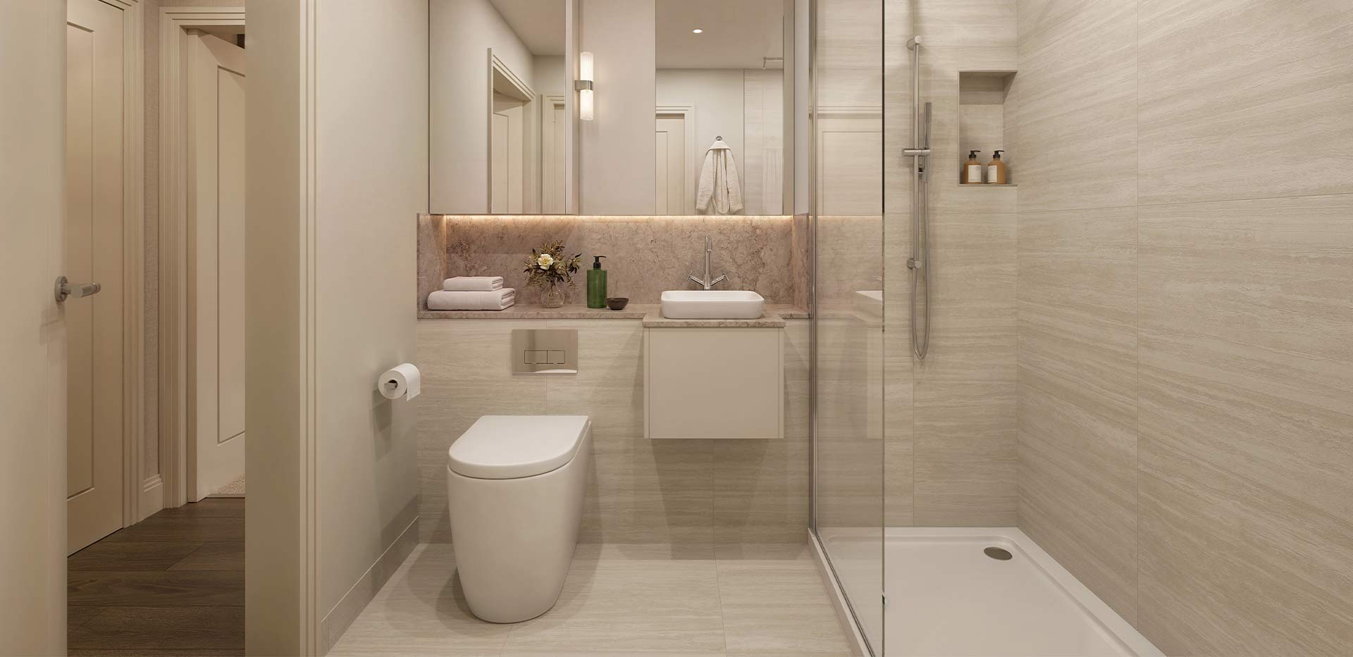 Interior image of a Bathroom at Arch & Bloom