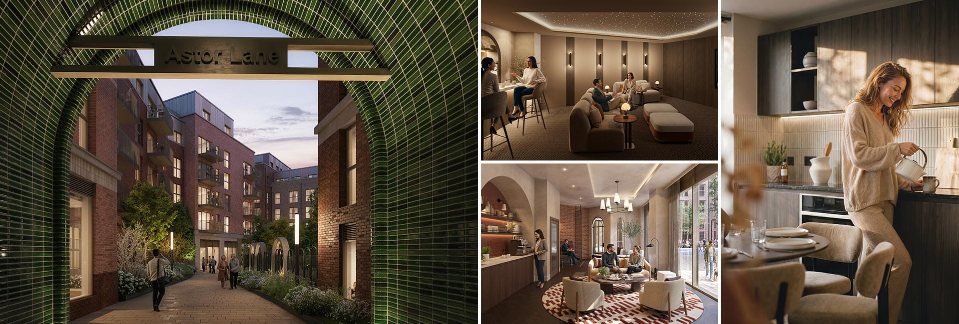 Arch & Bloom exterior and interior CGIs