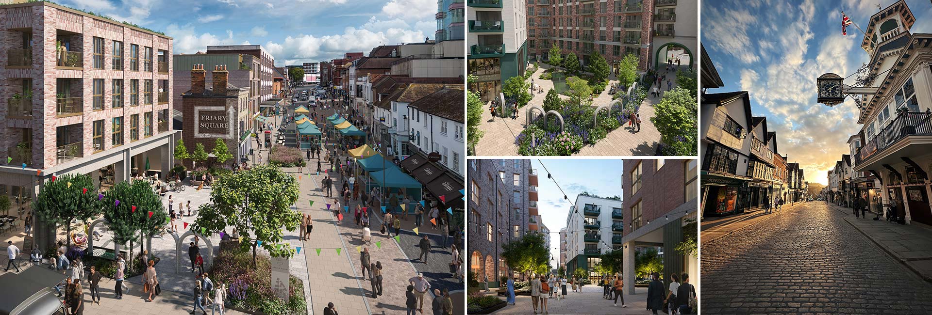 A montage of images from Guildford