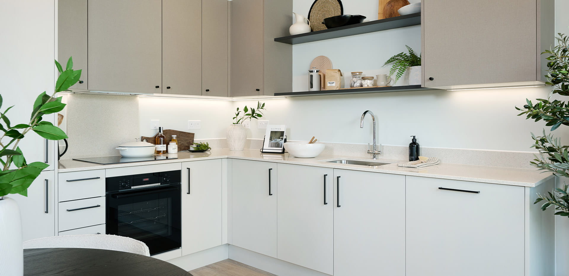 Details of an apartment at Bankside Gardens