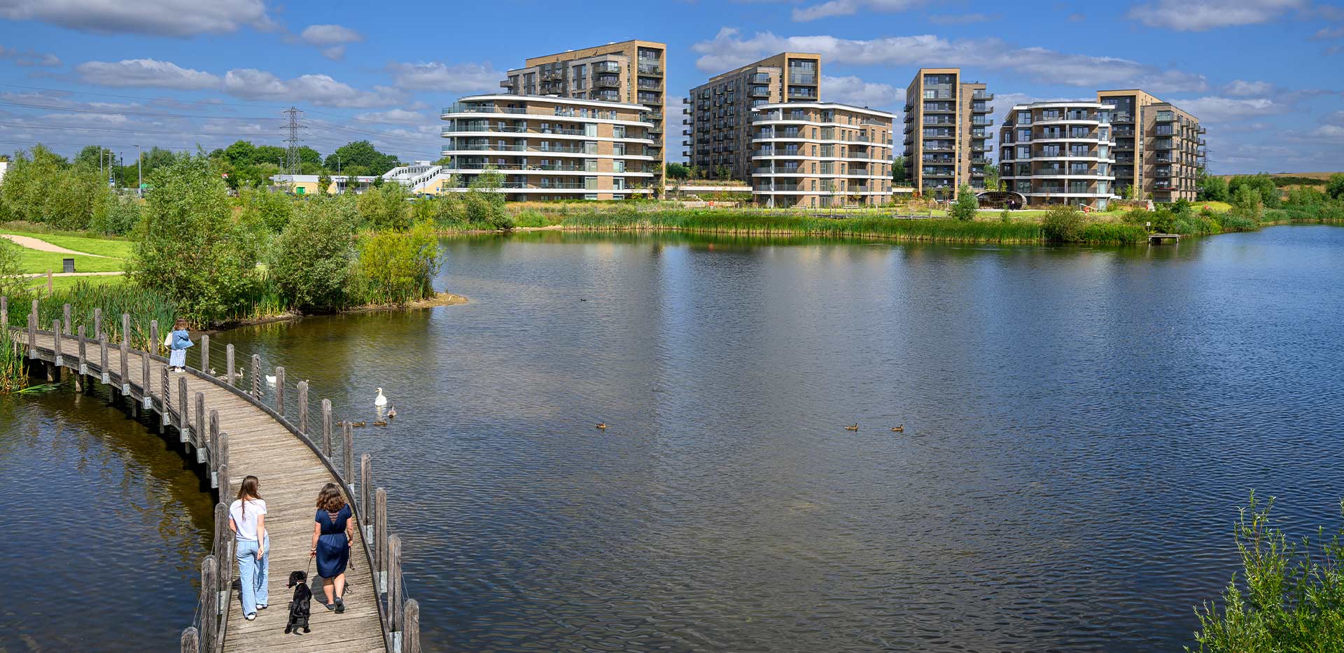 An exterior image of Bankside Gardens
