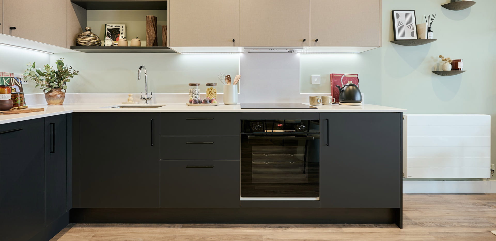 An interior Kitchen shot at Bankside Showhome 7.4.6