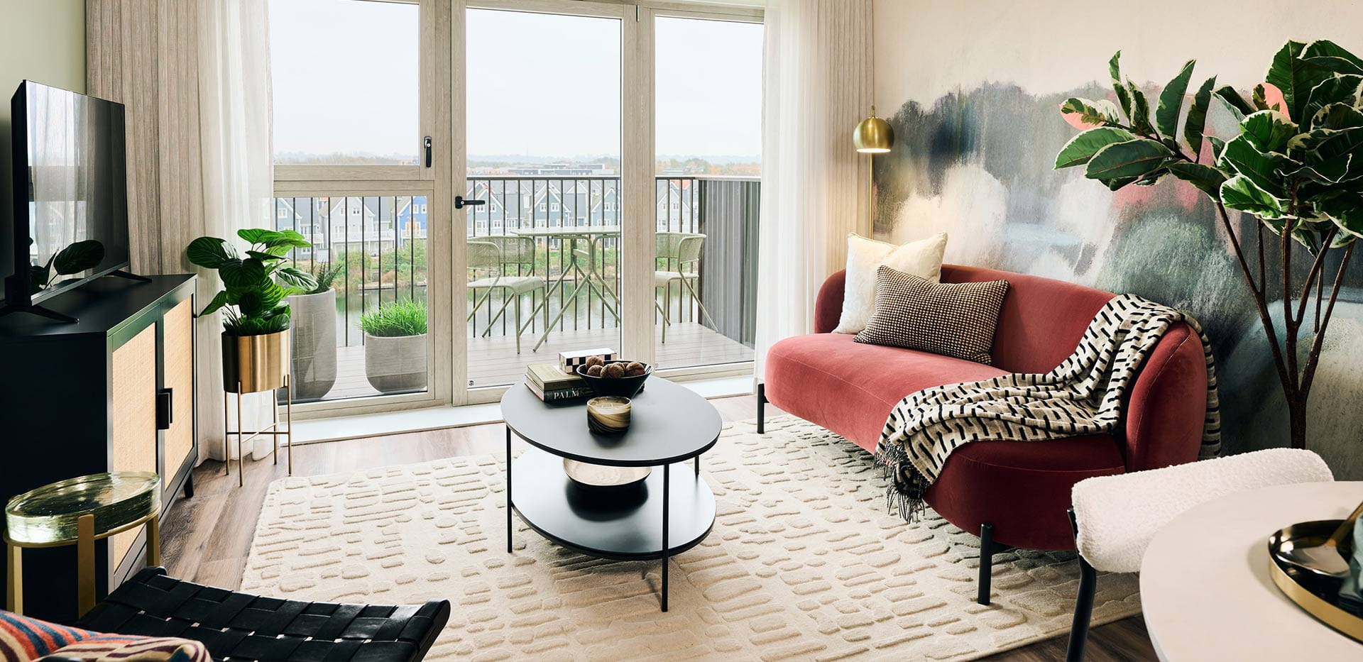 An interior Living Area shot at Bankside Showhome 7.4.6