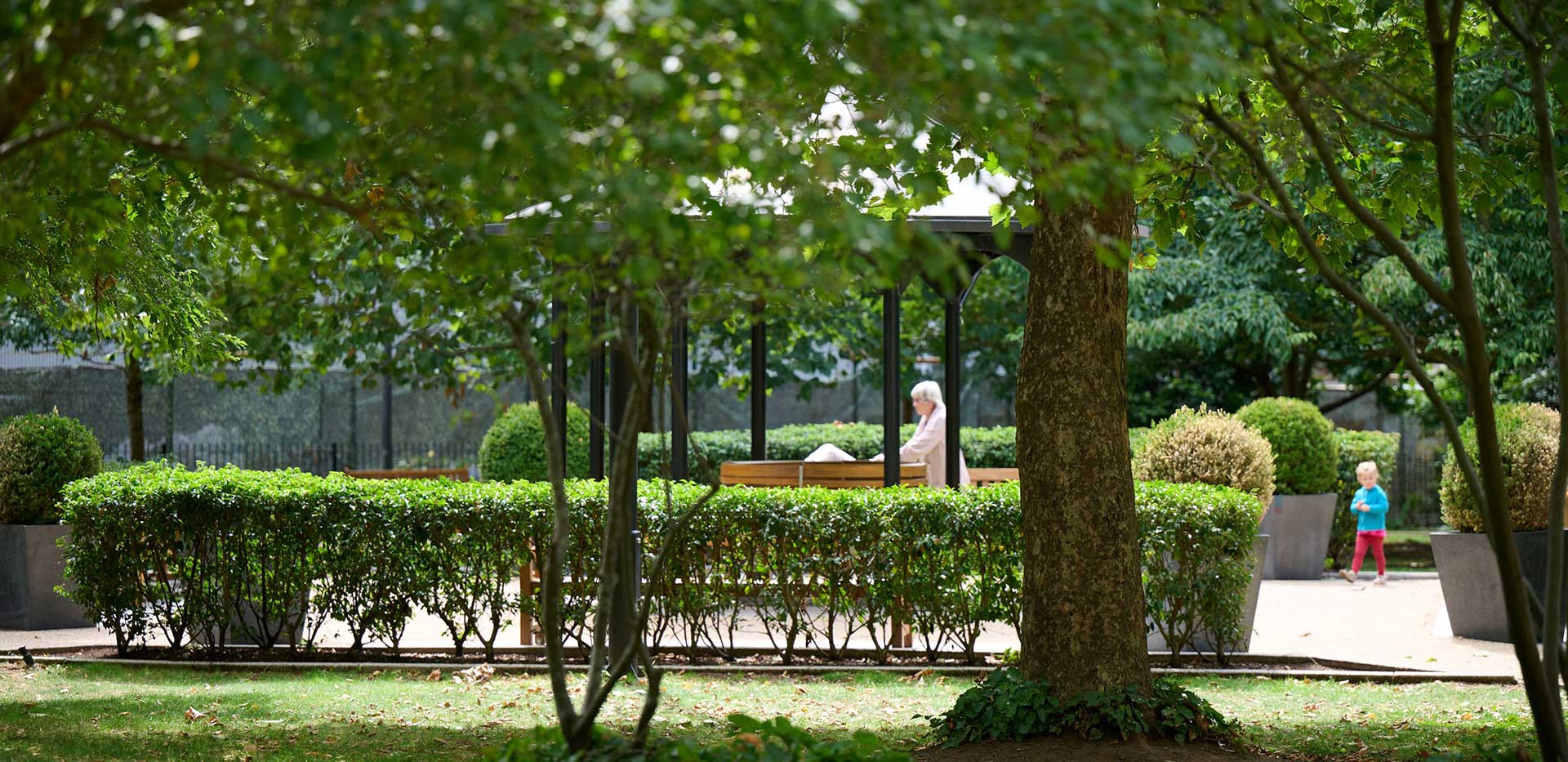 Beaufort Park development greenery