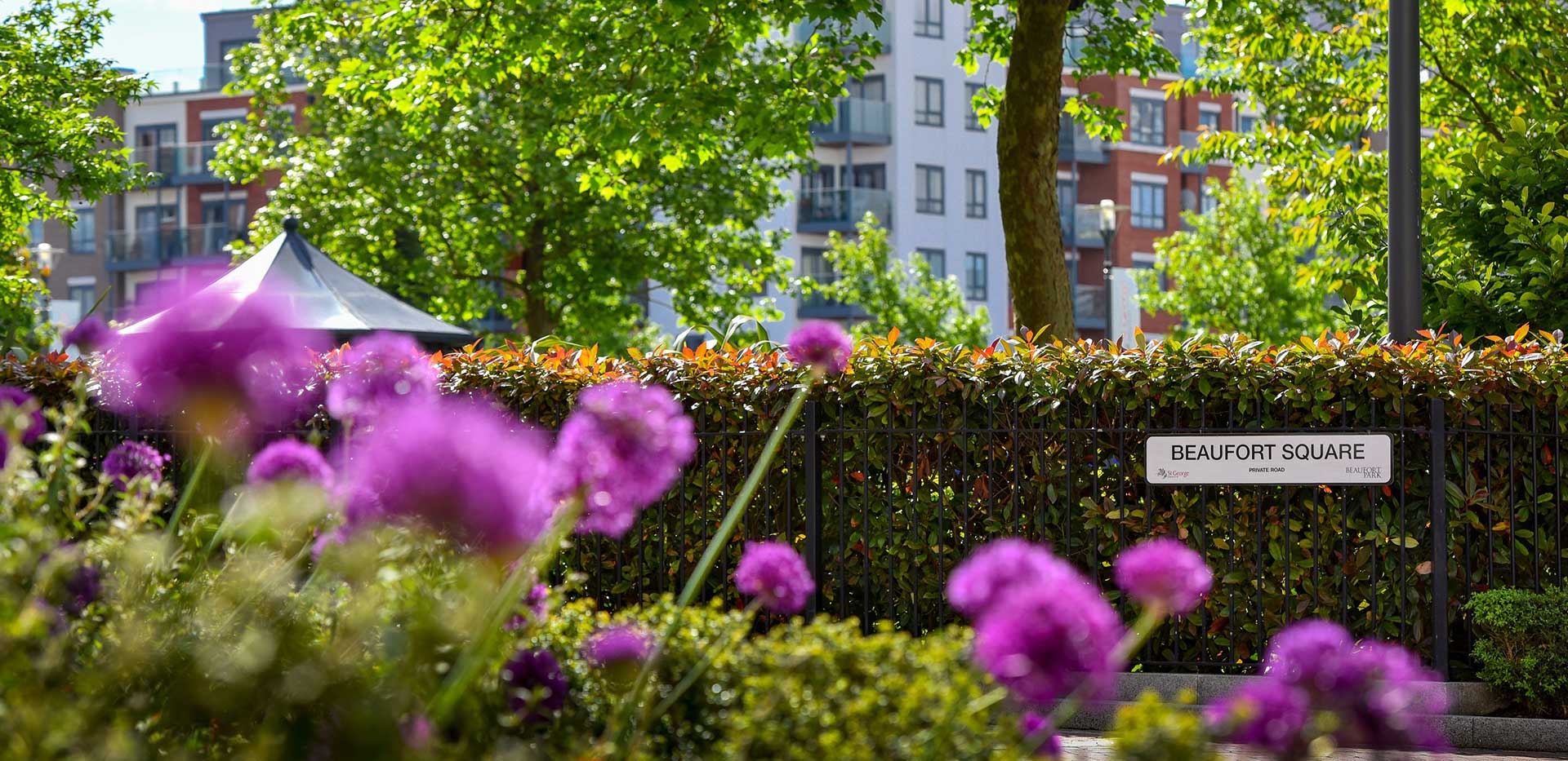 Beaufort Park development greenery 
