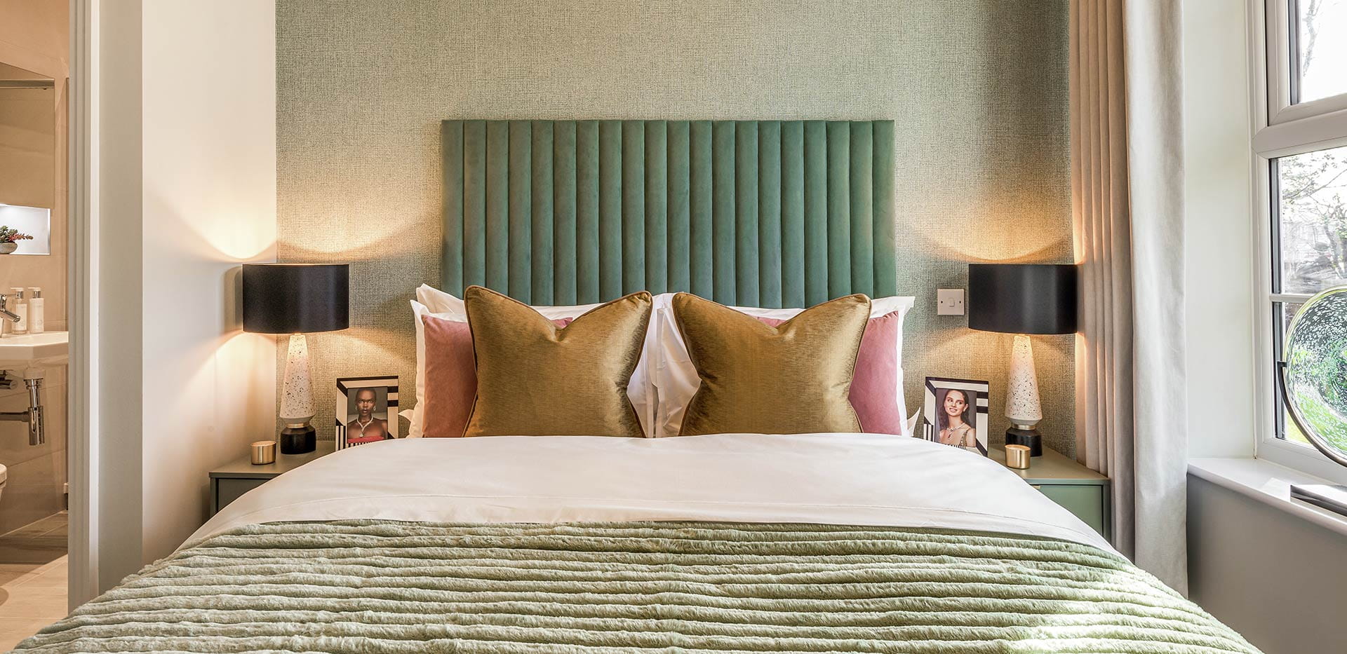 Interior image of a bedroom at Berkeley Place