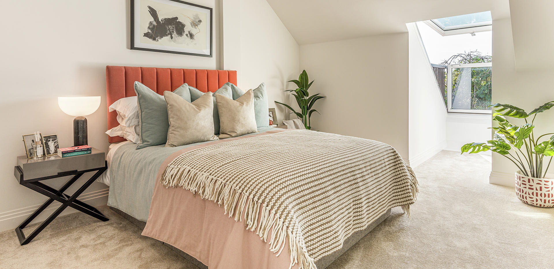 Interior bedroom image of a showhome at Berkeley Place