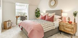Interior bedroom image of a showhome at Berkeley Place