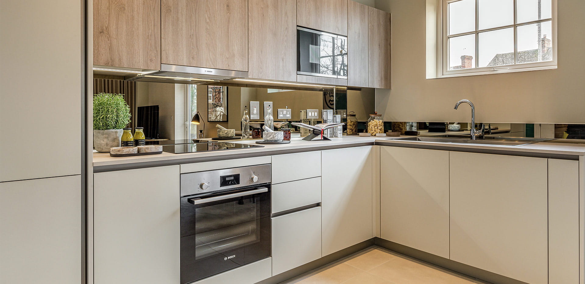 Interior image of a kitchen at Berkeley Place