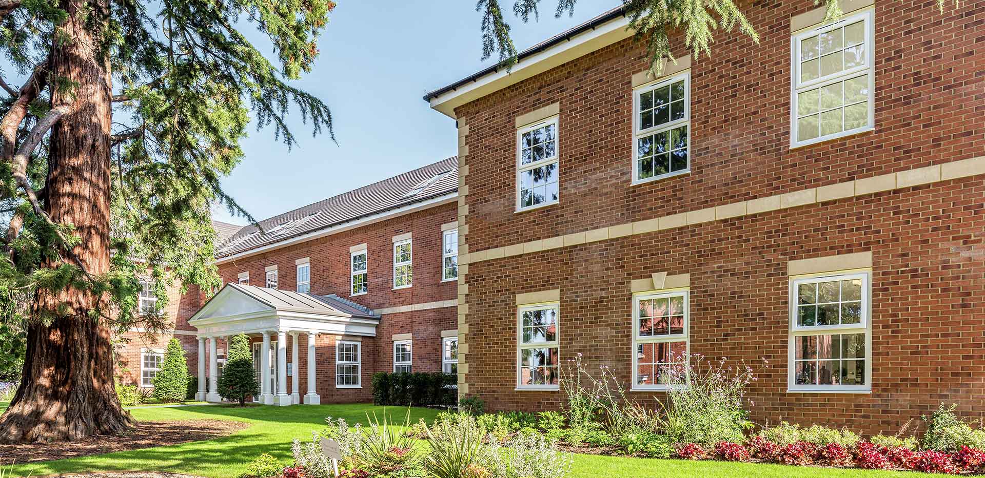 Exterior image of Berkeley Place on a Summer's day