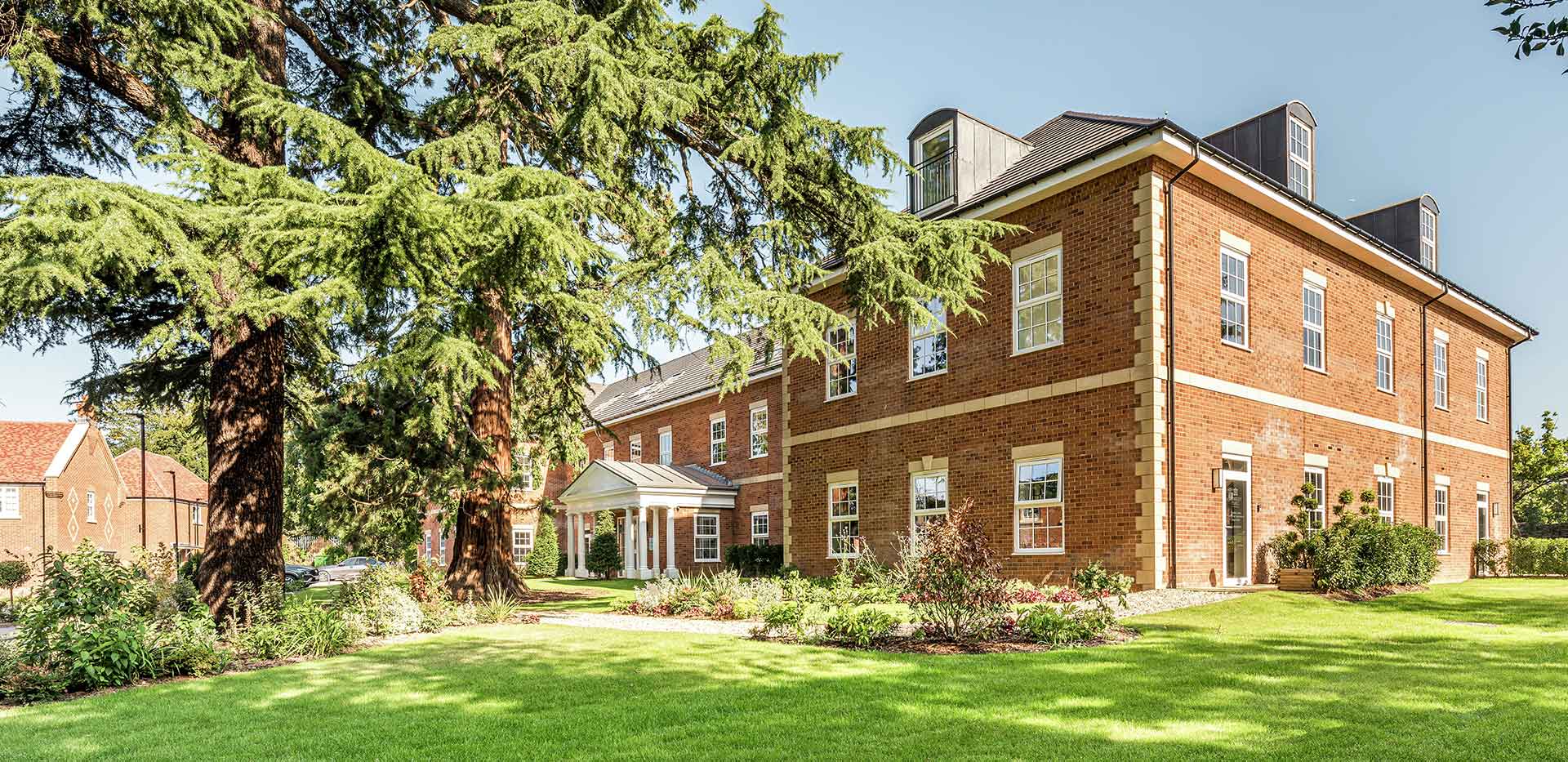 Exterior image of Berkeley Place on a Summer's day