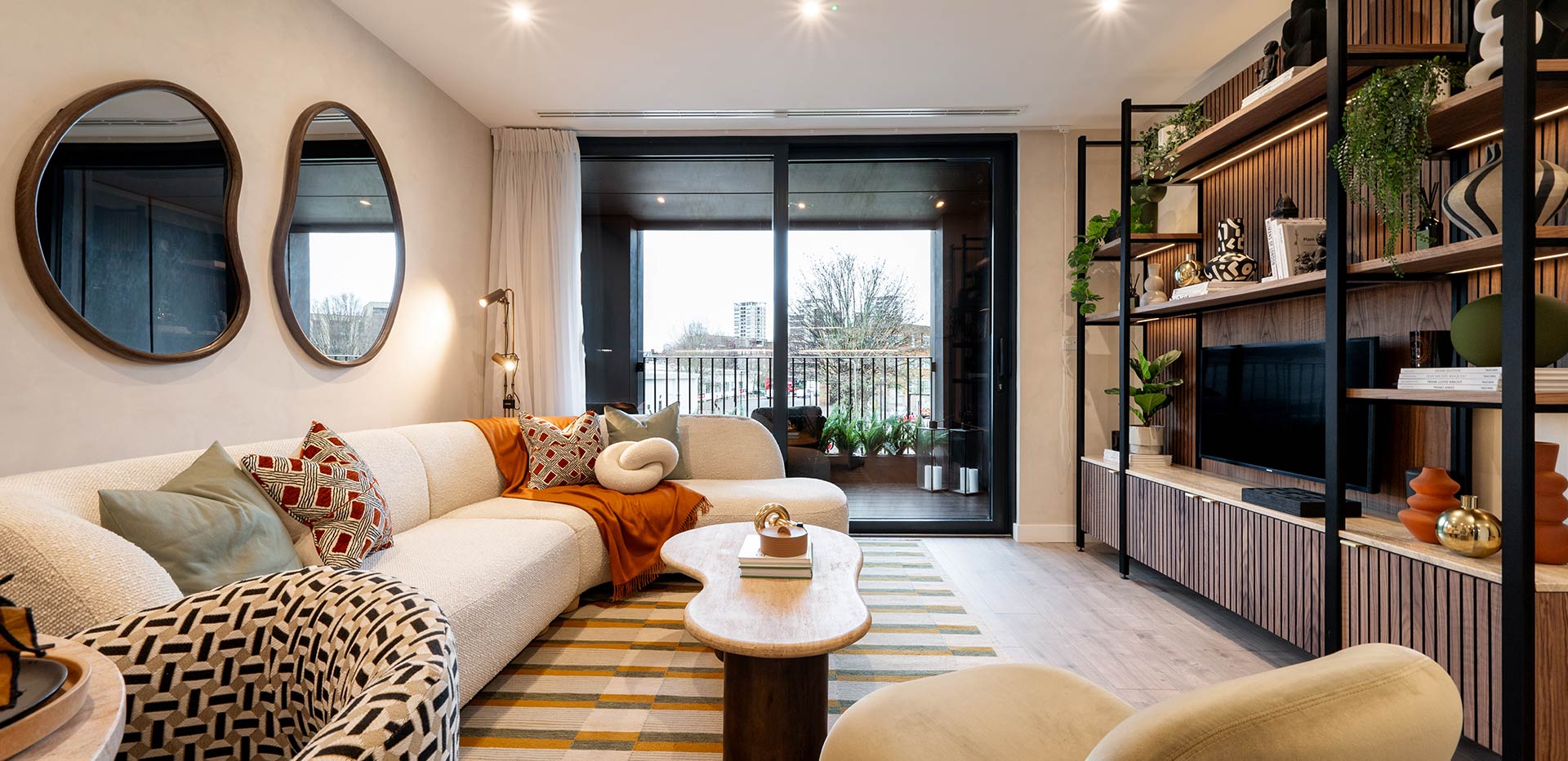 Bermondsey Place Art House showhome living area