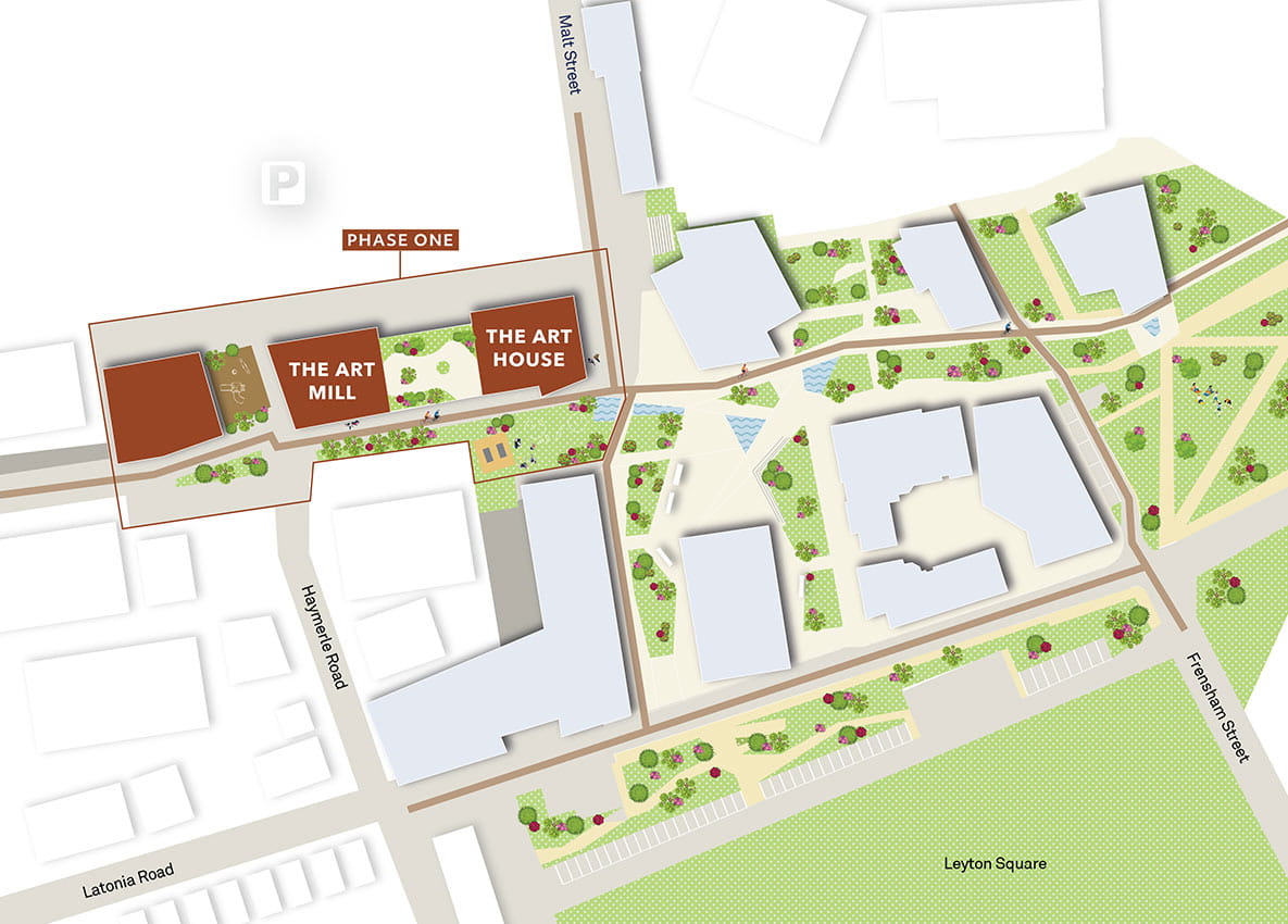 Bermondsey Place Art House Site Plan