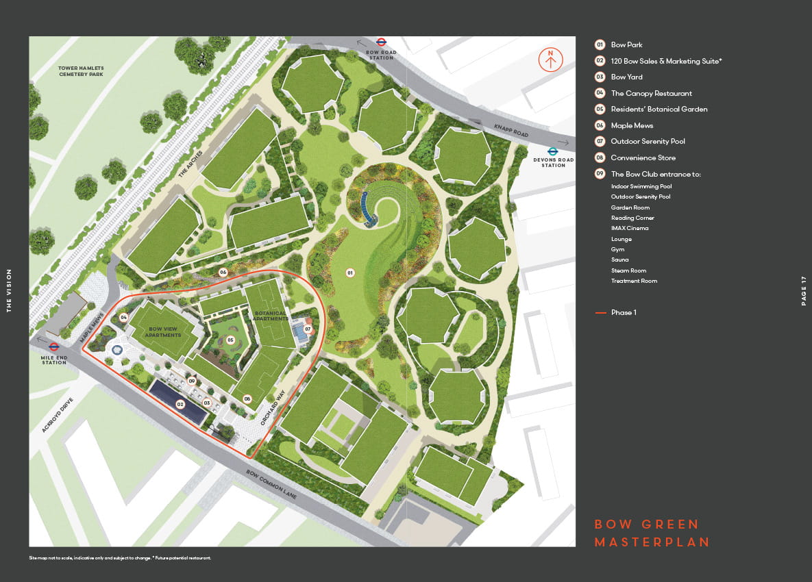 Bow Green Site Plan