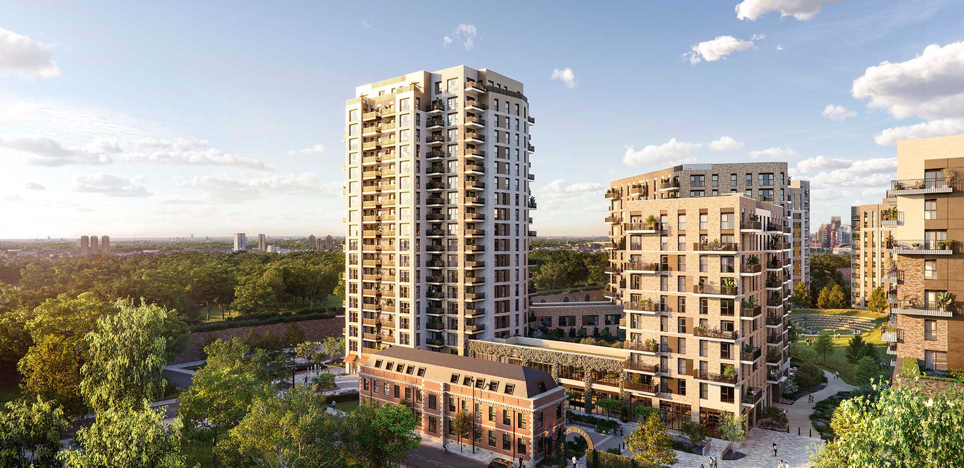 External CGI of Bow Green