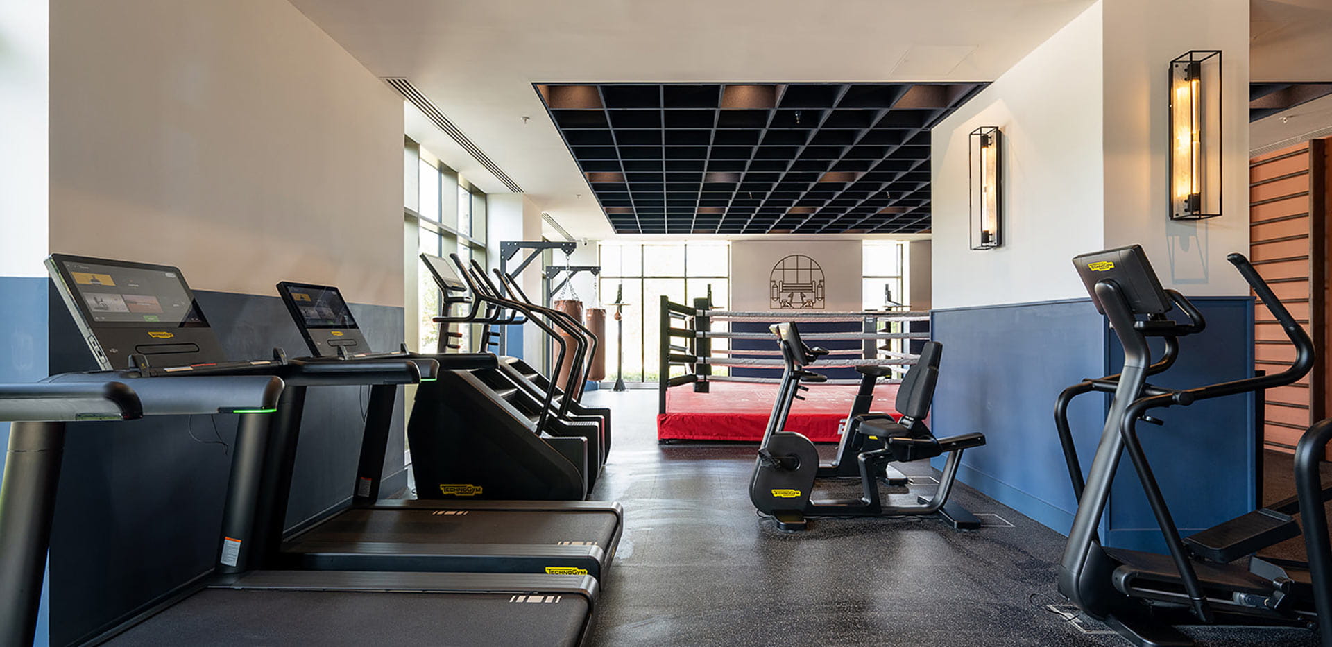 Bow Green, residents' gym with cardio machines and equipment