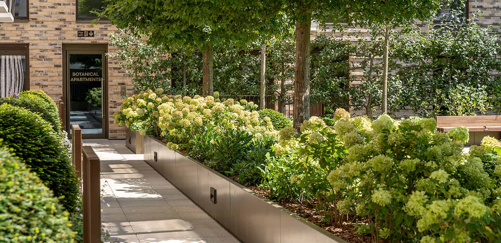 Bow Green development greenery and landscape