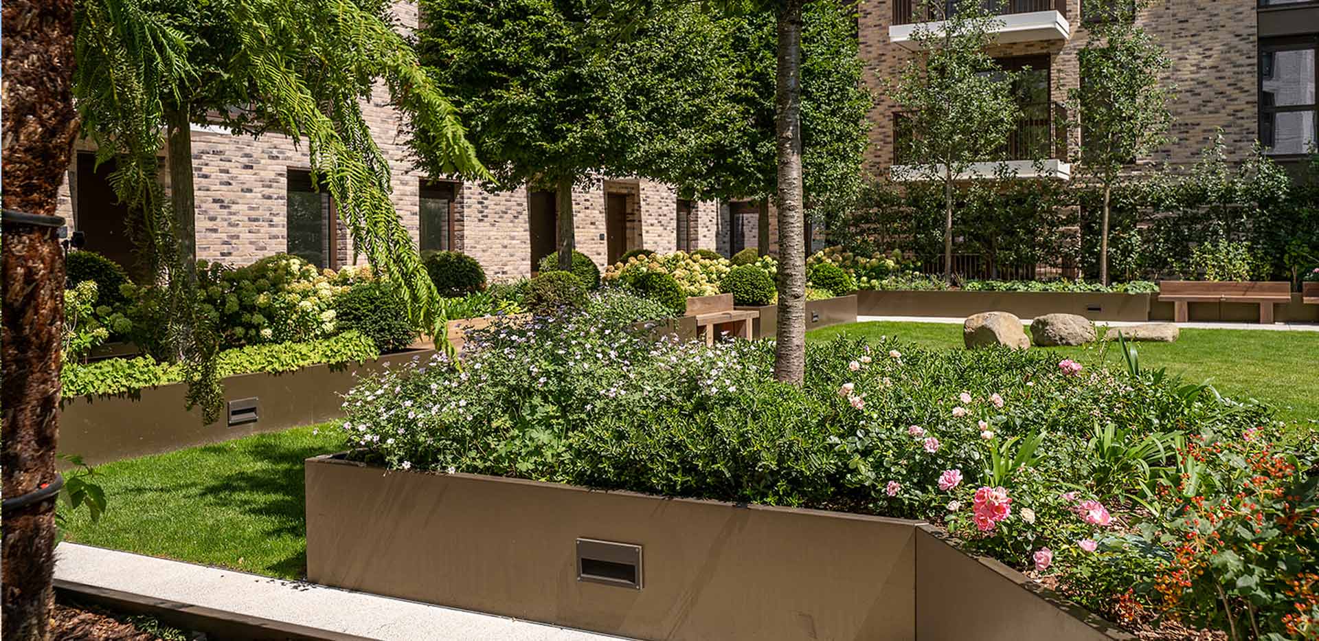 Bow Green development greenery and landscape