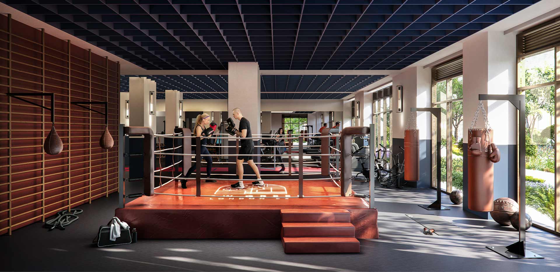 Bow Green, Interior, Gym