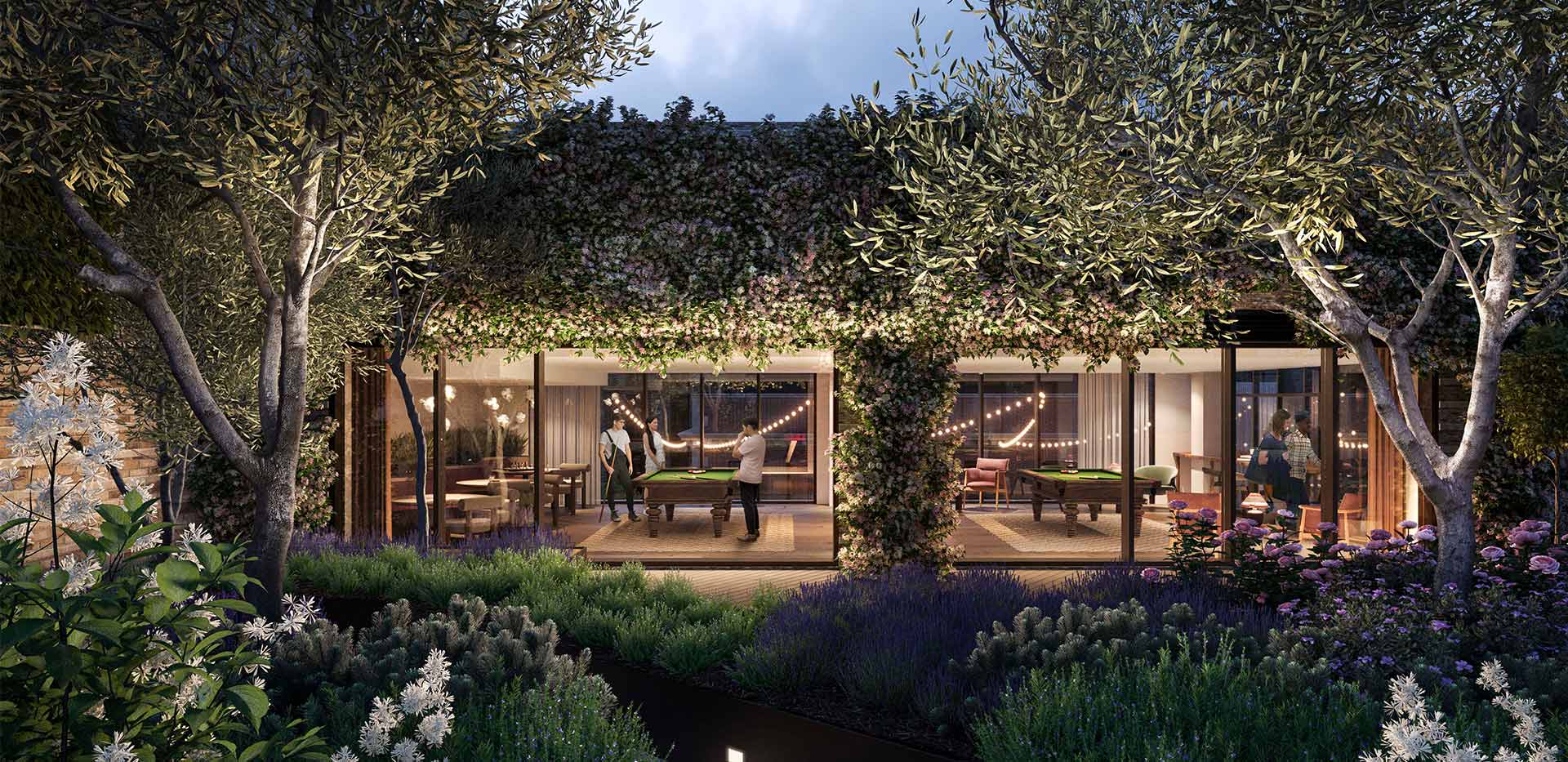 A CGI of the Garden Room at Bow Green
