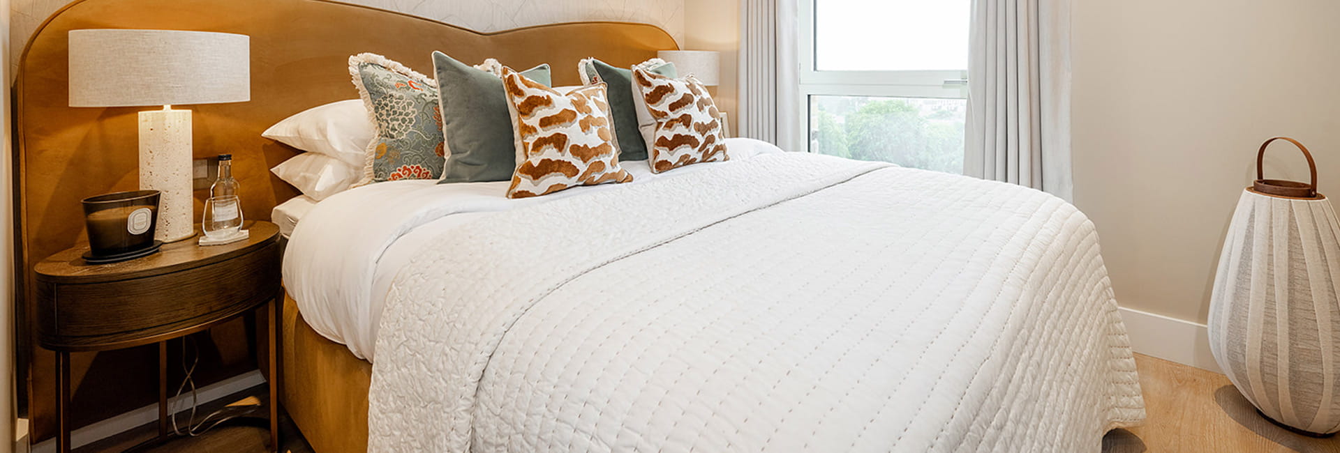 Bow Green, 2 bedroom homes, cosy and spacious, light-filled bedroom
