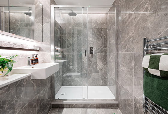 Interior image of a bathroom at a Bow Green property