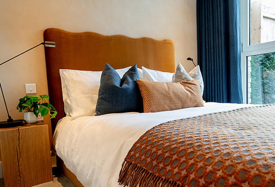 Interior image of a bedroom at a Bow Green property