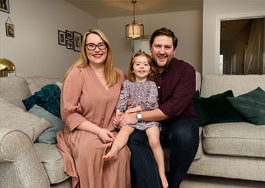 Broadacres Escape From The City Case Study Image Featuring Natalie and her Family