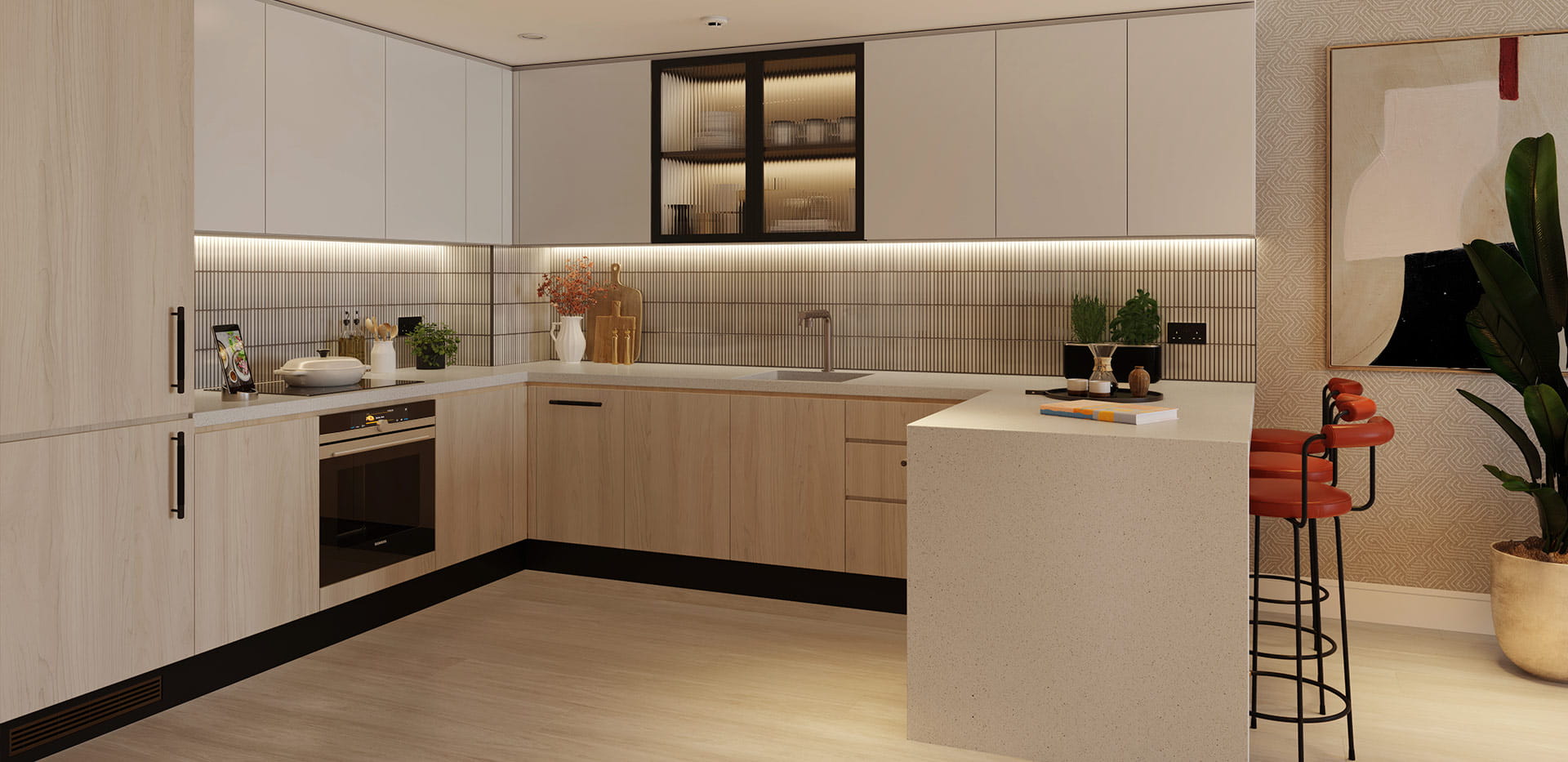 Broadway East, Interior, Serenity, Kitchen