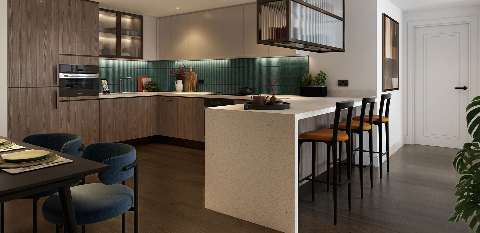 Broadway East, Interior, Premium Vitality, Kitchen