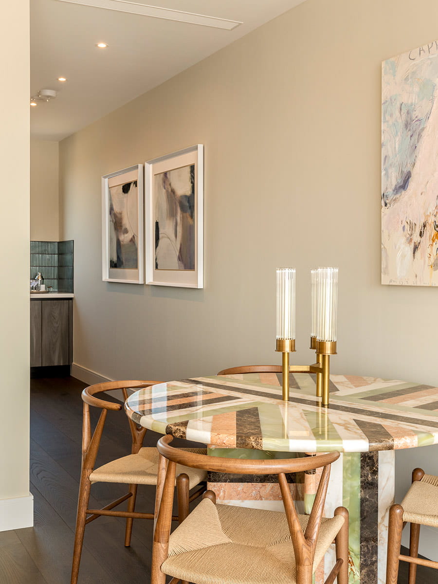 An image of the dining area within a Regent's View showhome