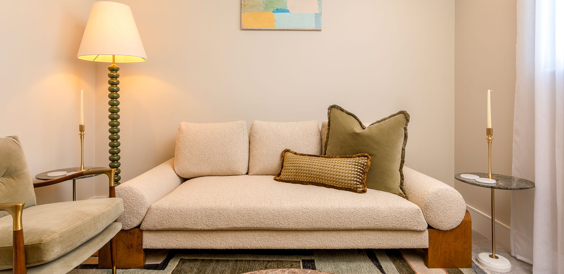 An image of a living room within a Regent's View showhome
