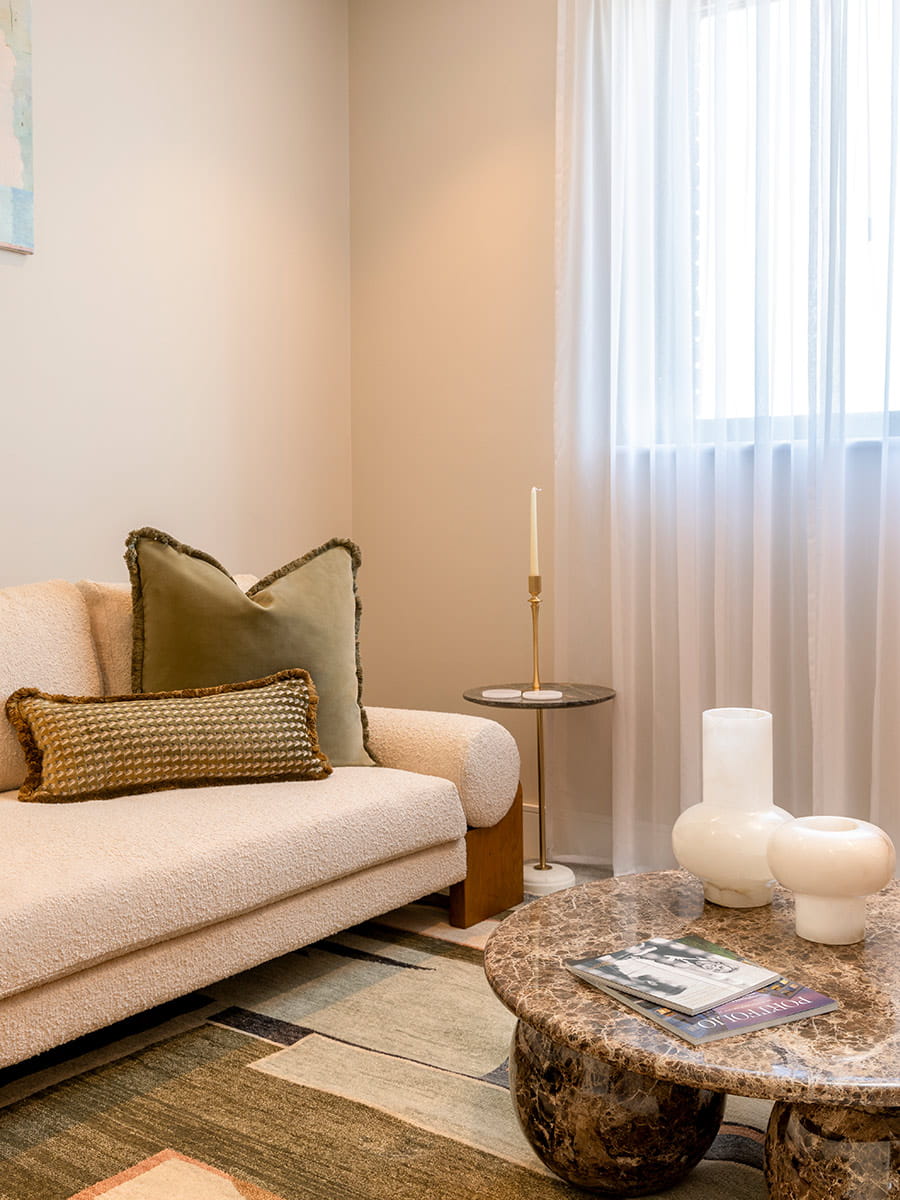 An image of a living room within a Regent's View showhome