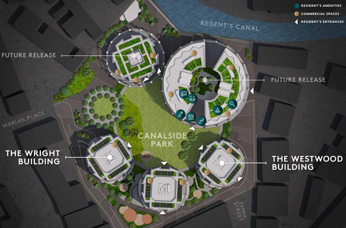 An image of the Regents View Site Plan