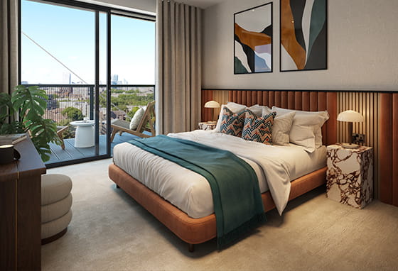 Broadway East, Interior, Premium, Bedroom