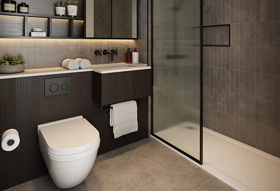 Broadway East, Interior, Premium Vitality, Bathroom